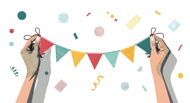 Happy family with children drawing and coloring on paper for back to school education illustration - Powered by Adobe