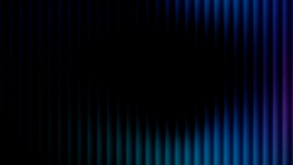 black background with blue cyan and purple vertical striped light on bottom corners