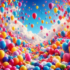 Ein bunter Partyhintergrund