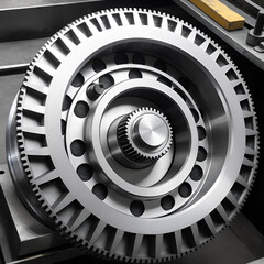 metalworking gear wheel machining with hob and oil lubrication