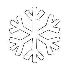 Obraz premium Christmas kawaii line art clipart bundle