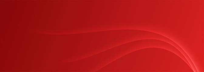 Vibrant Red Abstract Background With Smooth Wave Gradient For Modern Design.vector illustration eps10