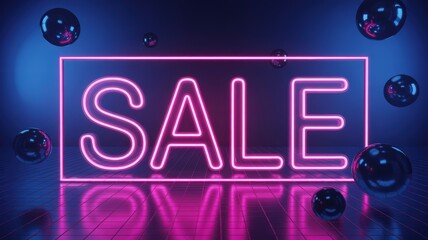 Get ready for hot deals with this vibrant neon sale sign, perfect for grabbing attention and driving massive traffic to your online or brick and mortar store