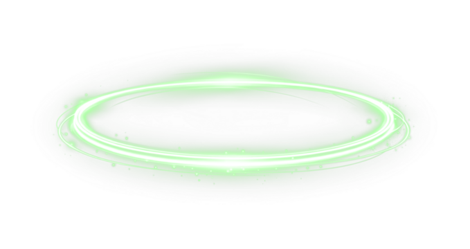 Green Wave PNG Overlay with Transparent Background - Powered by Adobe