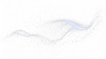 PNG Overlay with Glittering Wave in Transparent Background