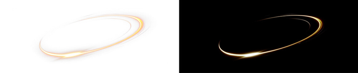 Dynamic PNG Overlay with Luminous Swirl and Magic Effect on transparent background