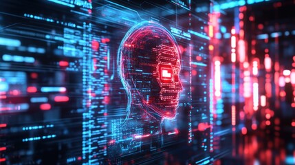 Abstract digital human head representation