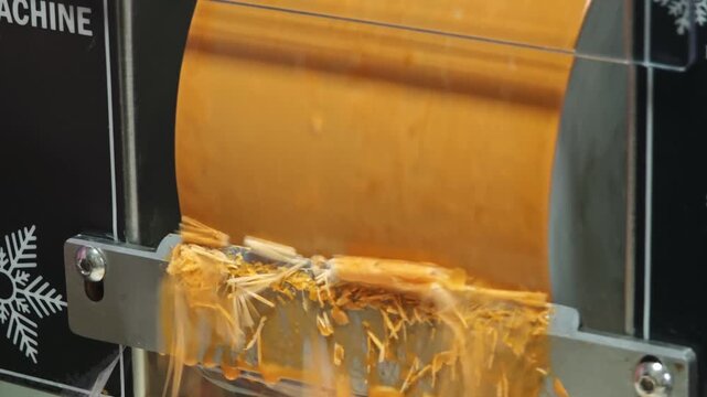 Thai Tea Flavor Bingsu (Korean Style Shaved Ice).