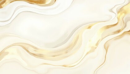 Obraz premium Luxury Marble Texture with Gold Swirls Abstract Background