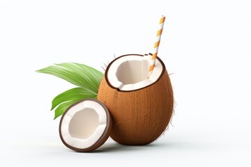 Coconut plant fruit food.