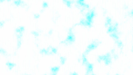 Aqua clouds on white canvas abstract watercolor