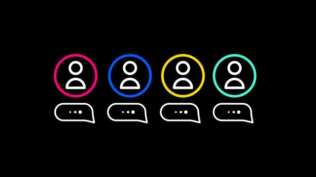 presents color-coded team profiles emphasizing structured organization, skill differentiation, and clear visualization of roles for efficient coordination and project execution