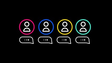 presents color-coded team profiles emphasizing structured organization, skill differentiation, and clear visualization of roles for efficient coordination and project execution