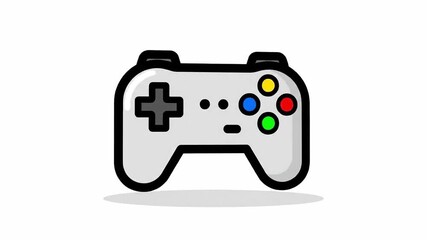 Animated Progression of a Game Controller: A Visual Depiction of Gaming Technology Evolving