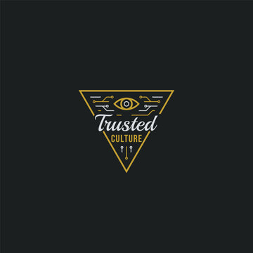 Trusted Culture logo or combination mark design