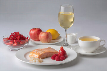 joyful child with toy airplane dreams of soaring high in sky against clean light beige background