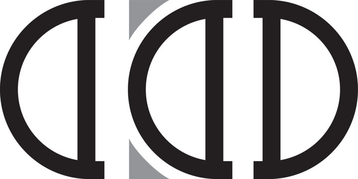 DDD Oval Shape logo