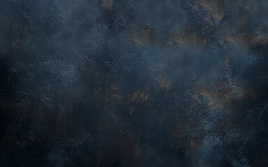 Naklejka premium Abstract art background dark blue and brown colors. Multicolor watercolor painting on canvas with stains. Fragment of gradient artwork on paper with pattern. Texture dark backdrop with golden dust