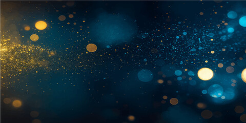 Blue glowing raindrops on the dark window at night reflect the light of a distant star in the cosmos