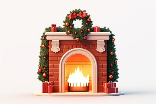 Christmas fireplace christmas hearth architecture.