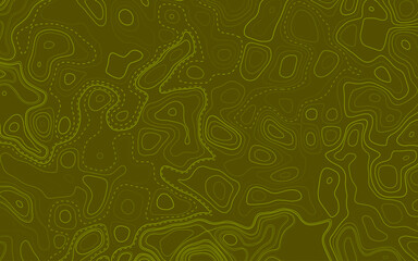 Topographic map lines background. Abstract vector illustration.