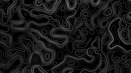 Topographic map lines background. Abstract vector illustration.