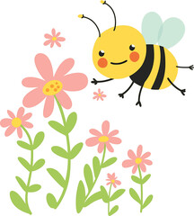 Bee vector illustration