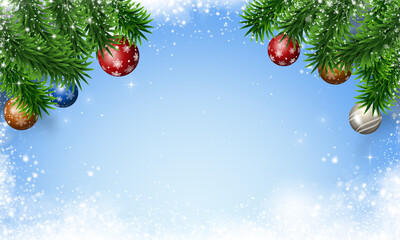 Bright Winter Holiday Decoration