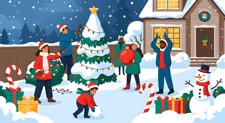 Winter Holiday Decorating