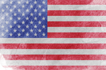 Fototapeta premium Grunge USA Flag background texture