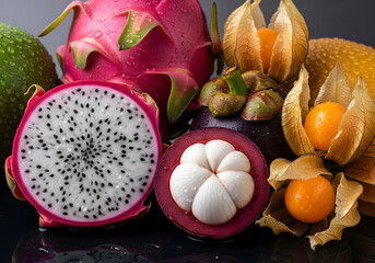 Exotic Fruit Still Life