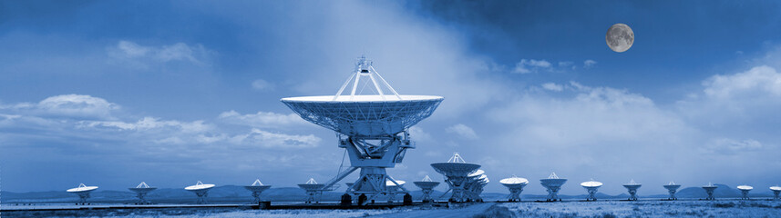The very large array  Radio Telescope in New Mexico, USA
