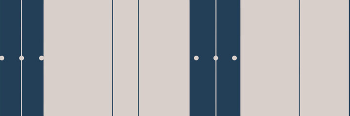 Abstract background featuring vertical stripes of dark blue and light beige with small white circles