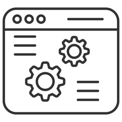 Option Panel Outline Icon