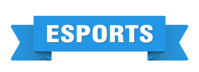 esports ribbon isolated on transparent background. esports ribbon © BHM