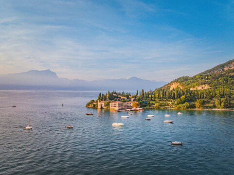 Punta San Vigilio, Garda Lake, Veneto, Italy.