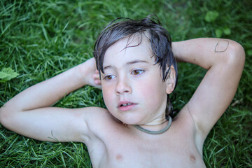 young man in the park