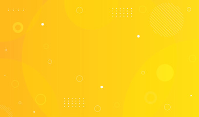 Bright yellow abstract background with geometric shapes and texture.