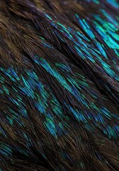 Detailed macro view of shimmering iridescent wings, showcasing intricate scales and vibrant patterns against a bright background ,symbolism ,summer ,magical