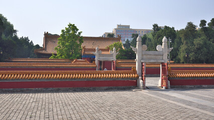 The Temple of Earth (Ditan Temple), built in 1530 during the Ming dynasty in Beijing, China