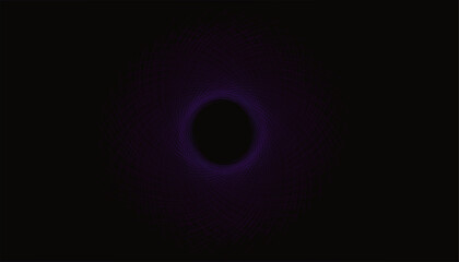 Simple, dramatic dark background with a central violet spiral focus.