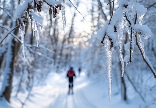 winter in the forest