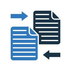 File Transfer mixed color icon