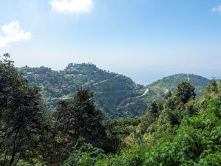 Fototapeta premium beautiful hill landscape outdoor shots clean and unique latest images clear weather 