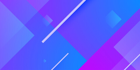 Abstract blue and purple gradient square theme background. Papercut concept element design. Eps10 vector