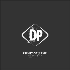 vector DP illustration of a logo for a company background abstract