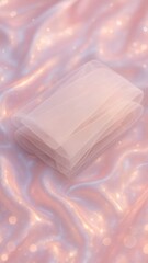 Elegant pink fabric texture