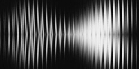 Obraz premium Vertical ribbed glass background, black and white colors, ideal for modern digital design.