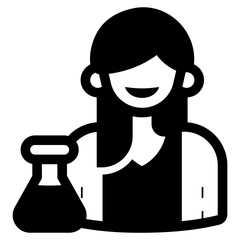 female scientist icon