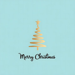 abstract christmas tree